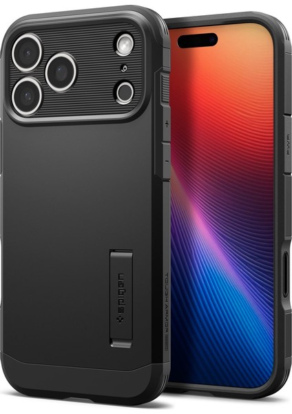 iPhone 17 Pro Max ile uyumlu Ekstra Dayanıklı MagSafe Kılıf Tough Armor Ai T Force Kamera Butonu Hava Kanalı Teknolojisi™ Askeri Sınıf Koruma MagFit KickStand Black Çift Katman Kapak - ACS09897 fiyatları