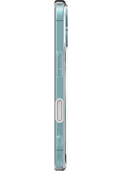 Apple iPhone 16 ile Uyumlu ince MagSafe Kılıf Ultra Hybrid T Force Kamera Butonu Sararma Karşıtı DuraClear Hava Kanalı Teknolojisi Askeri Sınıf Koruma MagFit Clear White Şeffaf Kapak - ACS09073