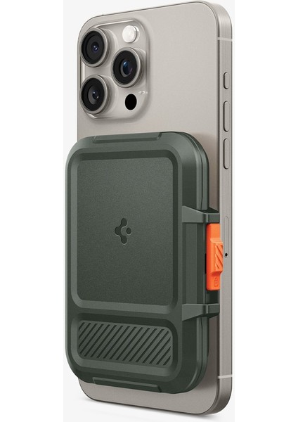 MagFit iPhone için MagSafe özellikli 6 Kartlı Manyetik Cüzdan Lock Fit Wallet Military Green - AFA08528 fırsatları