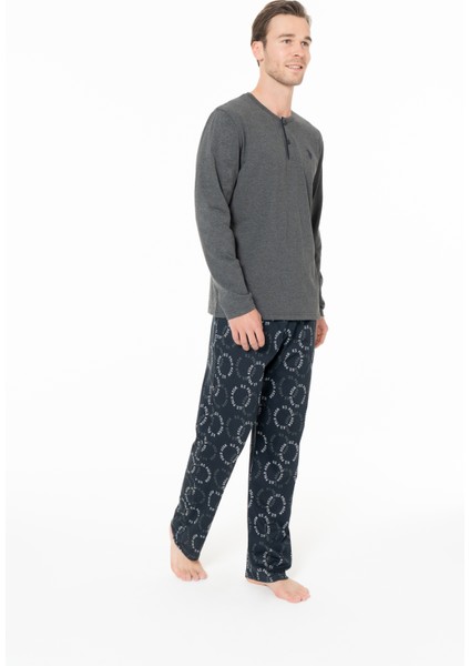 Erkek Kışlık Lisanslı Uzun Kol Pijama Takım 18971 fiyatları