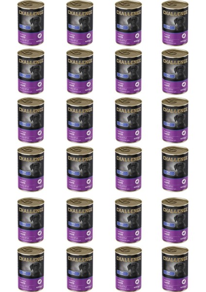 Pate Kuzu Etli Yavru Köpek Konservesi 400 gr x 24 Adet