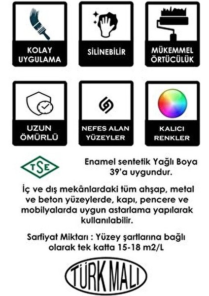 Permo Enamel Sentetik Yağlı Boya -Alüminyum-Ahşap-Demir-Metal- 0,75 L Çimen Yeşili fiyatları