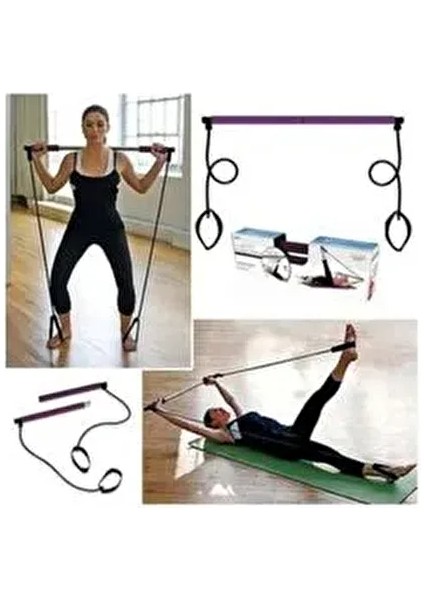 Plates Studio Spor Aleti Pilates Çubuğu Evde Spor Jimlastik