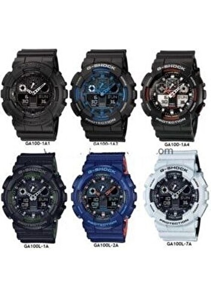 G-Shock Orijinal Siyah Silikon Kordon GA-100 GA-110 Modelleri İçin Uyumlu fırsatları