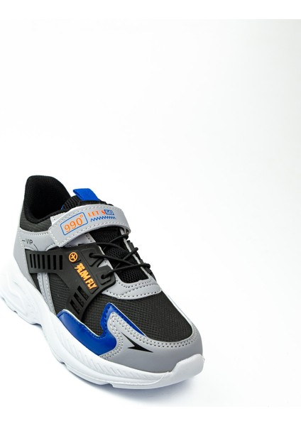 010 Lets Go Siyah Çocuk Spor Ayakkabı