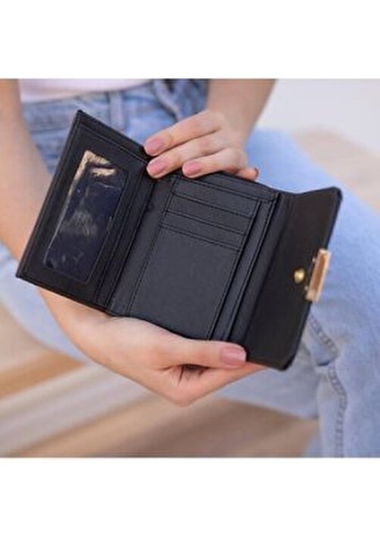 Kadın Cüzdan Şık Tasarım Suni Deri Yatay Model Küçük Boy Hediye Seçeneği fiyatları
