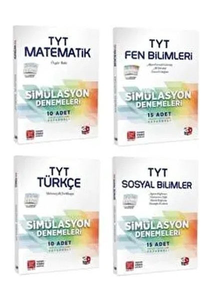 Tyt Branş Deneme Seti 4'lü Kitap