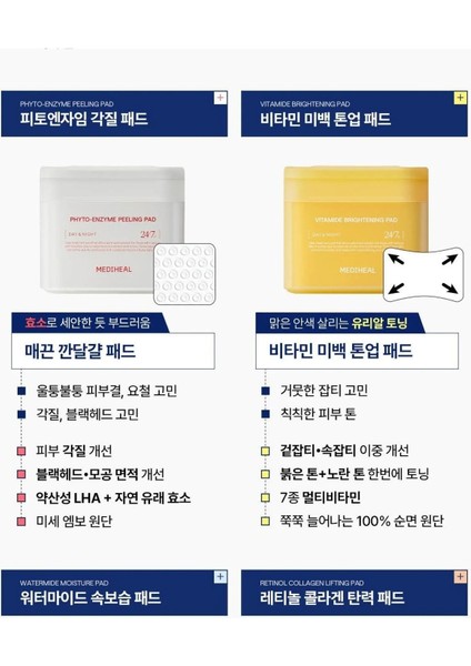 Vitamide Brightening Toner Pad 100'LÜ ( Vitamide Parlatıcı Tonik Pedler) fırsatları