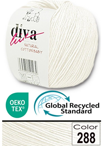 Premium Amigurumi Ipi Punch (Panç) Bebe Soft Cotton 50 gr Örgü Pamuk Ip - Ekru