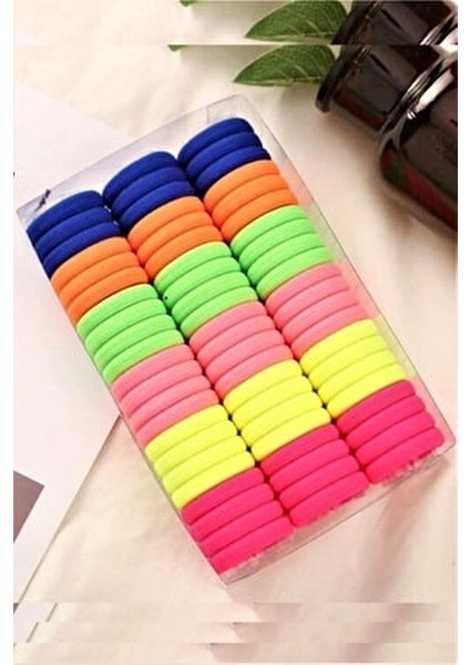 100'LÜ Renkli Lastik Toka Seti