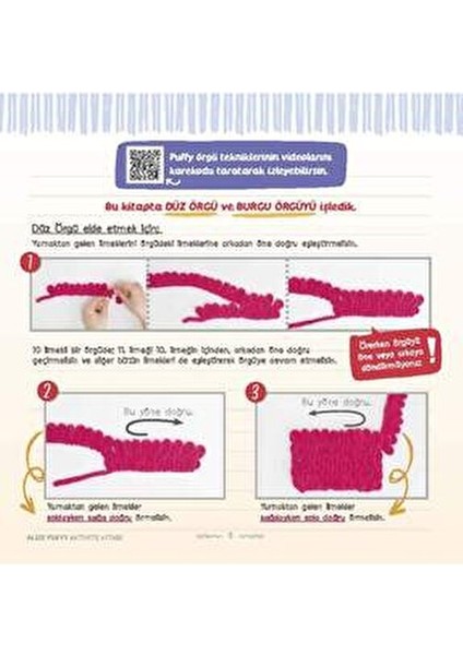 Puffy 321 Kahve Moka El Örgü İplikleri Polyester Malzeme ile 5 Adet Battaniye ve Atkı İçin