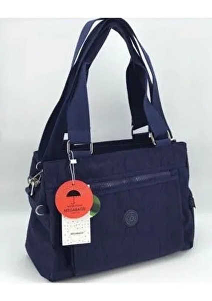 Kadın Lacivert Çok Gözlü Omuz Postacı ve Çapraz Çantası