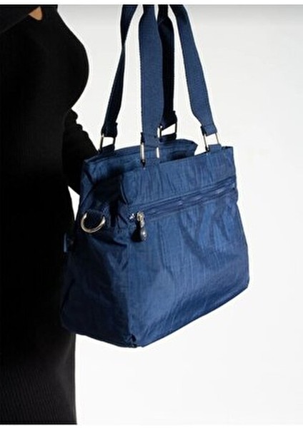 Kadın Lacivert Çok Gözlü Omuz Postacı ve Çapraz Çantası modelleri