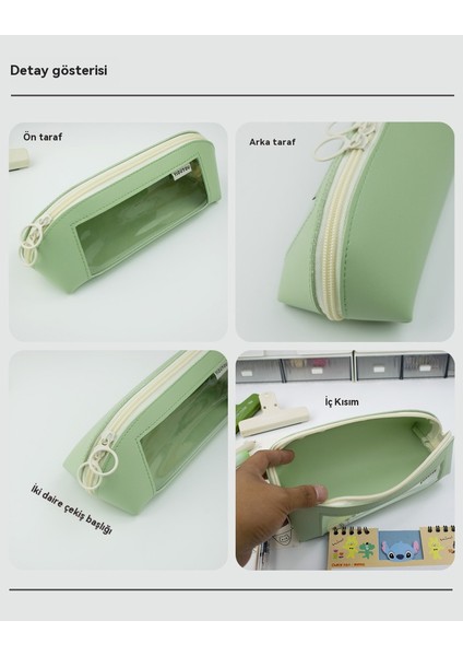 Büyük Kapasiteli Yüksek Yüz Değeri Şeffaf Öğrenci Kalem Kutusu (Yurt Dışından) fırsatları