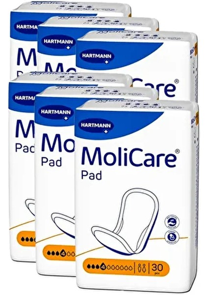 Molicare Mesane Pedi 4 Damla, 30LU 6 Paket 180ADET