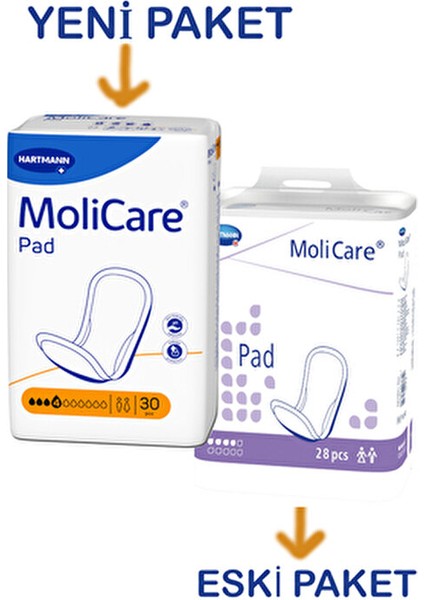 Molicare Mesane Pedi 4 Damla, 30LU 6 Paket 180ADET fiyatları