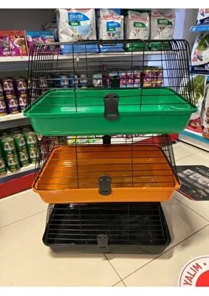 Büyük Boy Tavşan ve Ginepig Kafesi Ölçüleri 60*40*30