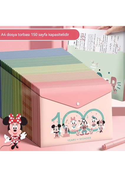 A4 Karikatür Pp Snap Dosya Saklama Çantası (Yurt Dışından) fiyatları