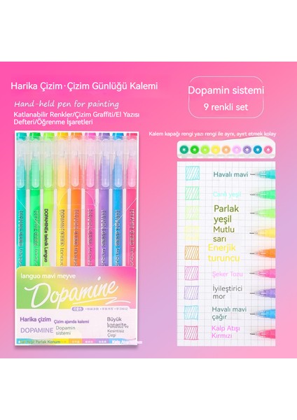 Yeni Büyük Kapasiteli El Hesabı Vurgulayıcı Kalem Seti (Yurt Dışından) fiyatları