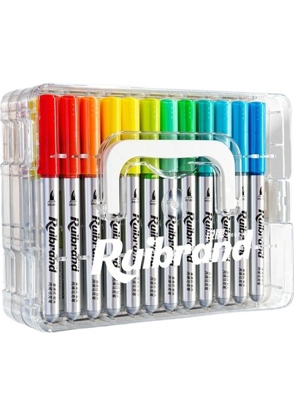 Çocuklar Için Toksik Olmayan Kolay Yıkanabilir Akrilik Suluboya Marker (Yurt Dışından)