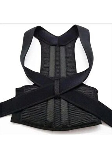 Kadın Siyah Dik Duruş Korsesi Unisex Yeni Nesil Ortopedik Kamburluk Önleyici Balenli fırsatları