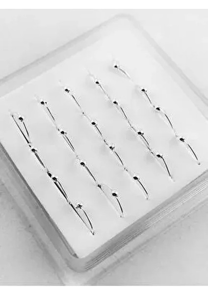 925 Ayar Gümüş Tek Top Halka Zirkon Taşlı Kadın Aksesuarı fiyatları