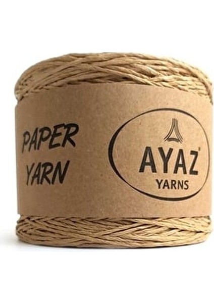 Ayaz Hasir Kağıt Iplik 250 gr Naturel Renk Şapka Çanta Supla Ipi