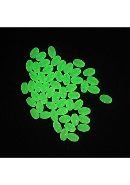 Fosforlu Oval Boncuk 50 Adet Paket Içeriği.