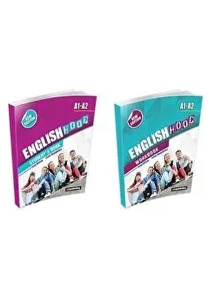 English Hood A1 A2 Students Book + Workbook + Grammar- Reading Book fiyatları