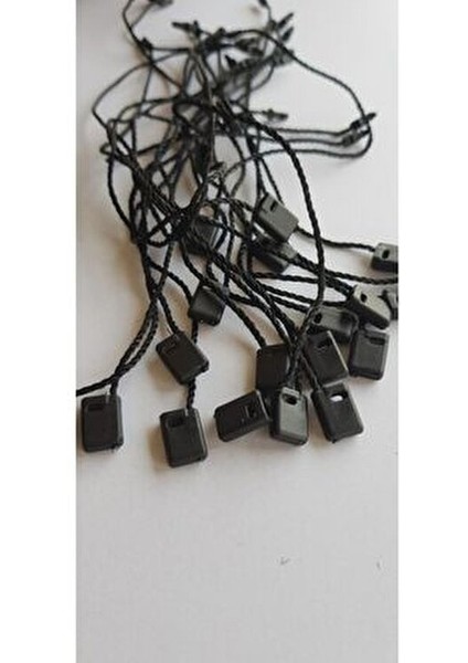 1000 Adet Siyah Kilitli İp ile Kolay Etiketleme Çözümü