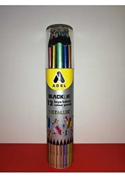 Metalik Kuru Boya Kalemi 12 Renk