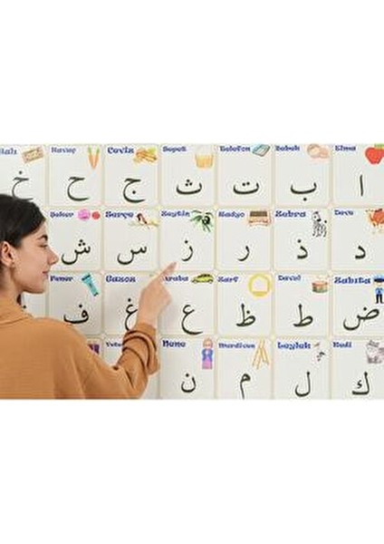 Elif Ba Yazı Tahtası 105X70CM Kalem Hediyeli Turuncu Renk ile Eğlenceli Yazım Deneyimi fırsatları