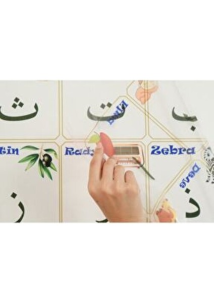 Elif Ba Yazı Tahtası 105X70CM Kalem Hediyeli Turuncu Renk ile Eğlenceli Yazım Deneyimi