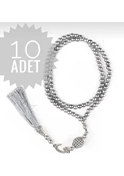 10 Adet 99'luk Inci Tesbih Çeyizlik, Hediyelik, Bohçalık