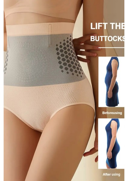 Kadın Yüksek Bel Şekillendirici Karın Kontrol Şortu – Geometrik Desenli, Kalça Kaldırma & Duruş Düzeltici fiyatları