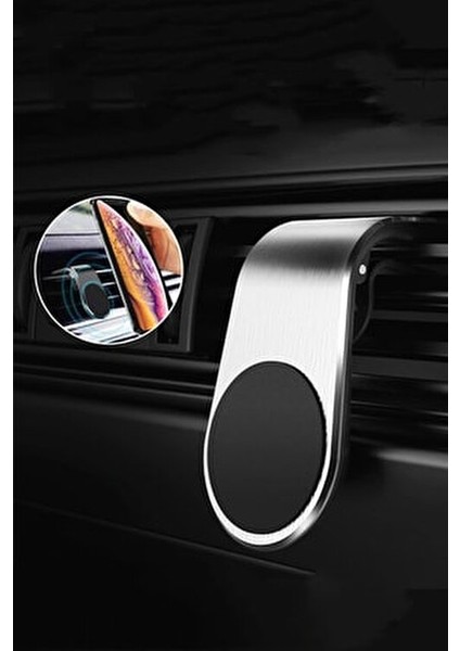 Tüm Arabalara Uyumlu Oto Mıknatıslı Araç Telefon Tutucu Hava Çıkışı Araba Içi Tutacağı