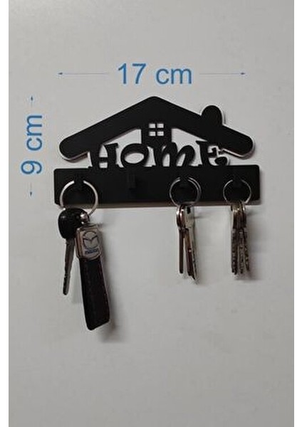 Ev Figürlü Home Ahşap Anahtar Askısı modelleri