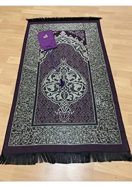 Bohçalık Tafta Saçaklı Mor Seccade, Yasin, Tesbih Seti modelleri
