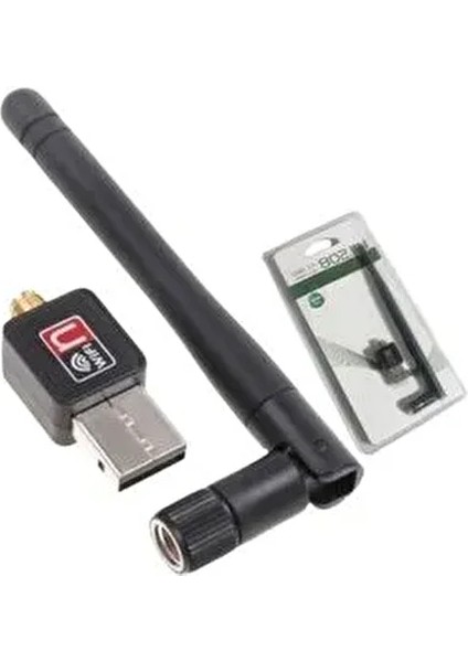 Kablosuz Wifi 600 Mbps Bütünleşik Antenli Adaptör USB 2.0 Wifi Alıcı Güclendirici
