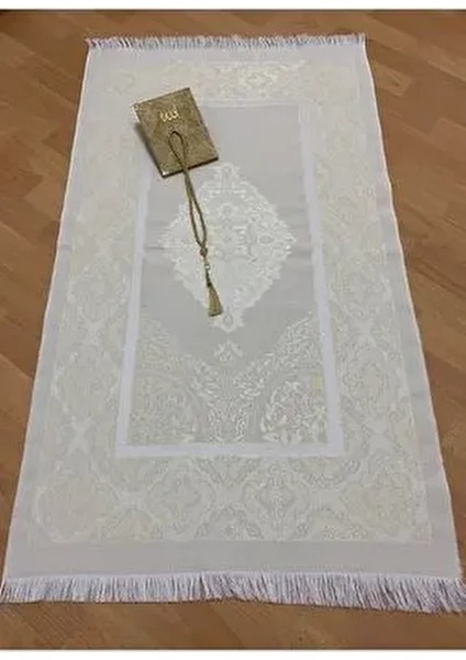 Hediyelik Bohçalık Tafta Saçaklı Gold Seccade, Yasin, Tesbih Seti fiyatları