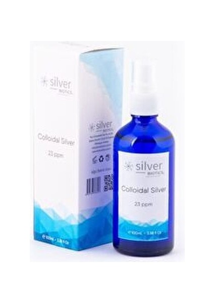 23 Ppm 100ML Cam Şişe Sprey Hydrasense Kolloidal Gümüş Suyu