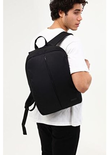 Günlük Siyah Sırt ve Laptop Çantası
