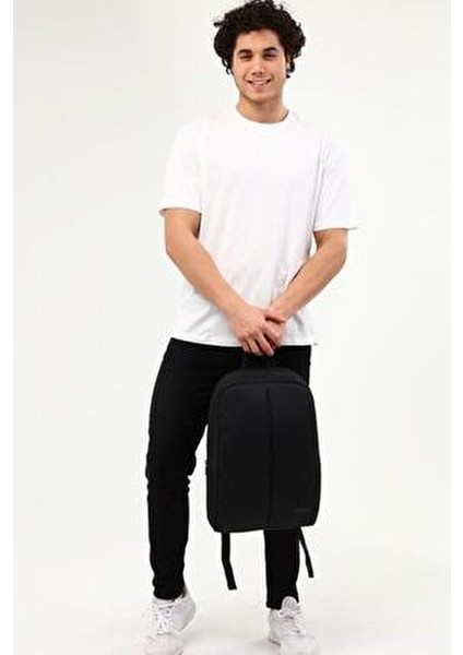 Günlük Siyah Sırt ve Laptop Çantası