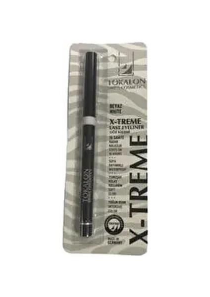 Asansörlü Beyaz Göz Kalemi Mat Görünüm Suya Dayanıklı Özellikte