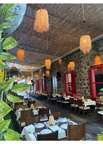 Rodos Rafya Hasır Tasarım Bohem Avize modelleri