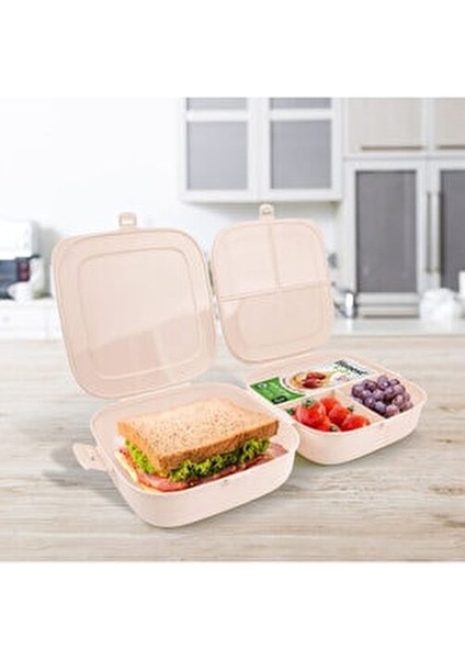 Çift Kapaklı Beslenme Kabı