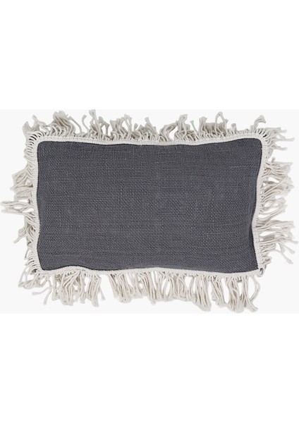 Keten Püsküllü Kırlent