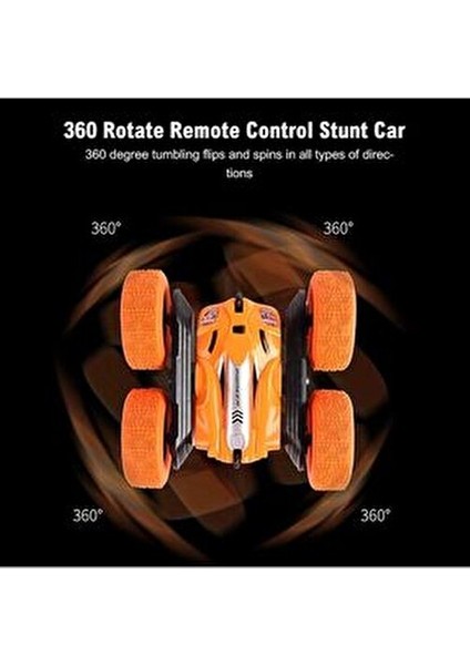 Ayfilem Uzaktan Kumandalı 360 Derece Dönebilen Akrobatik Sürüş Keyfi Yaşatan Akrobat Araba