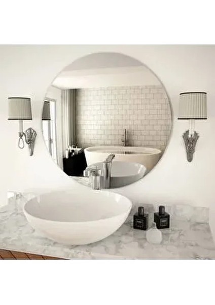 Ayna / Yuvarlak Ayna / Dekoratif Ayna / Banyo Aynası/konsol Aynası/70 cm Çapında fiyatları