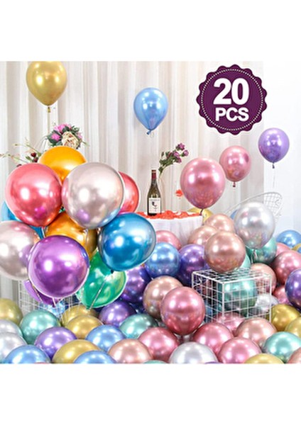 Beyaz Renk Balon 20 Adet - Kaliteli indirimleri